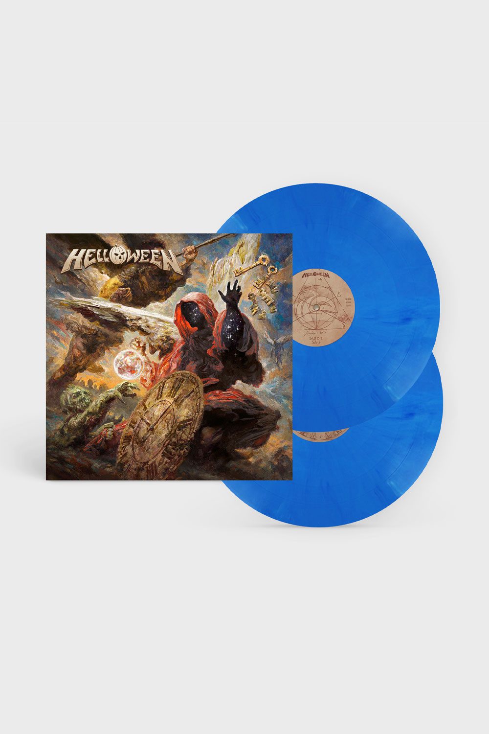 Helloween BLUE/WHITE VINYL 2 LP - VISION MERCH